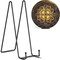 16 Inch Heavy Duty Plate Stand (2 Pack) - Metal Display Easel for Large Plates, Picture Frames, Signs, Posters, and Decorative Platters